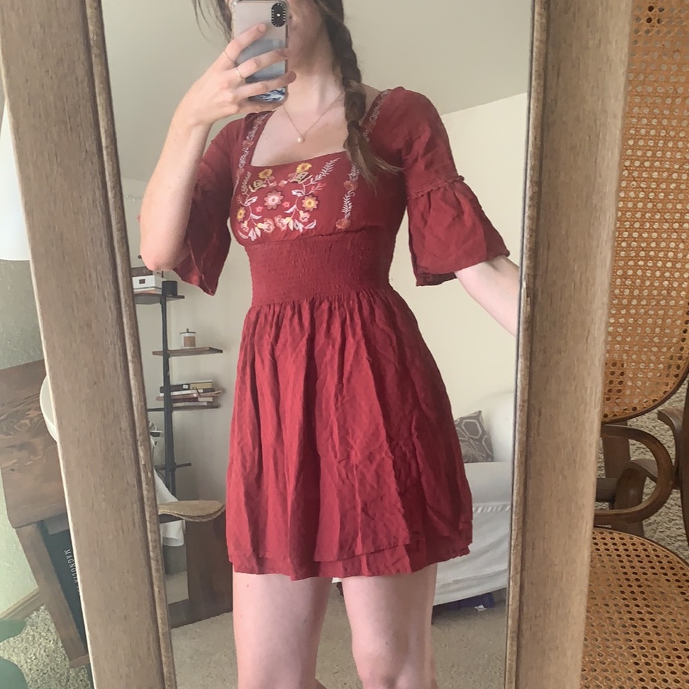 Blue Rain Boho red dress - Picture 2 of 8